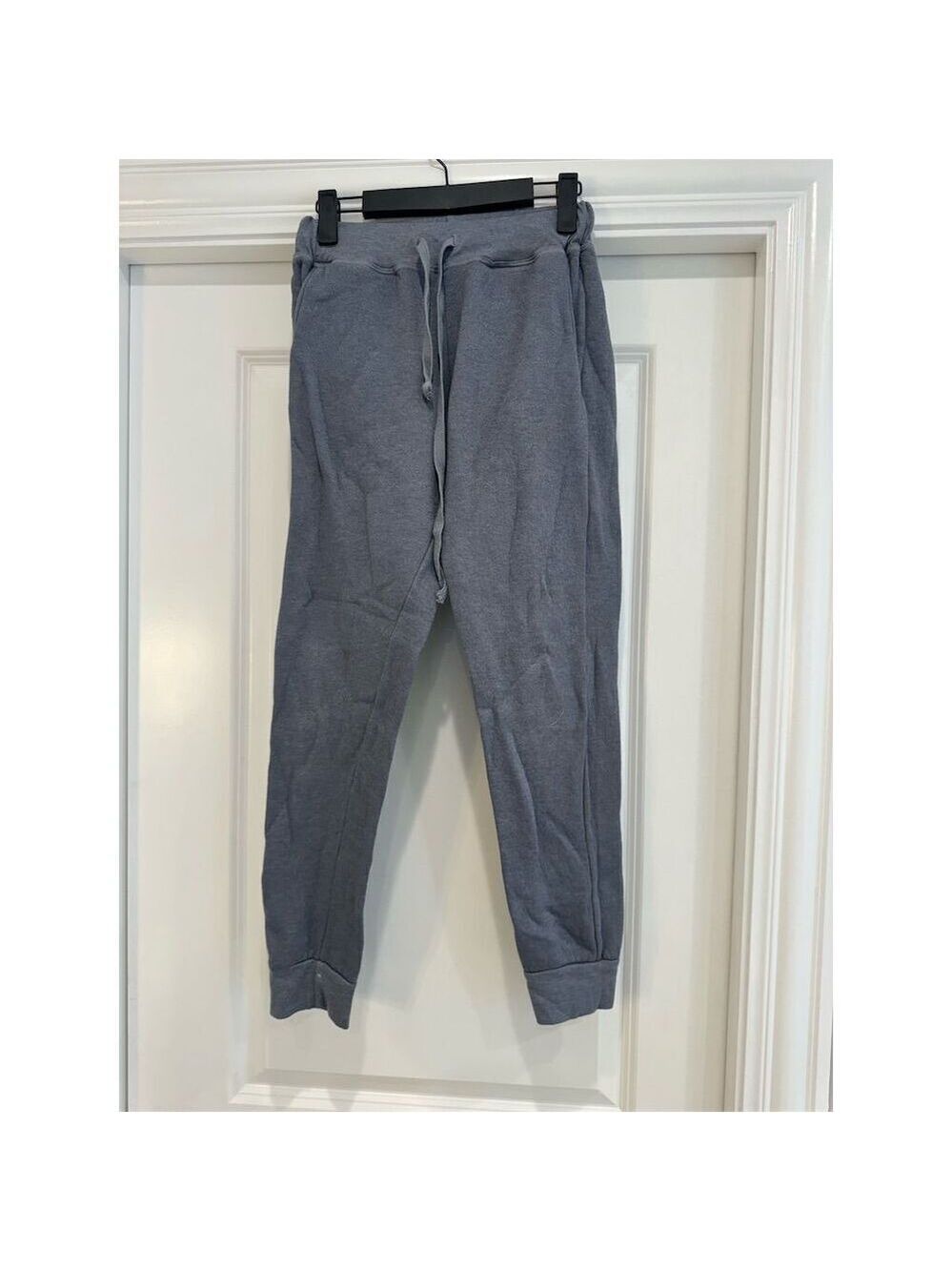 T2Love Women's Gray Jogger Sweatpants XS Elastic Waist Cuffed Ankles